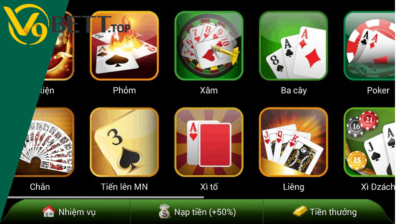 V9bet hấp dẫn với những sảnh cược đẳng cấp